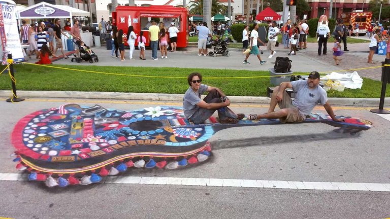 Lake Worth Street Painting Festival : rencontre avec les artistes