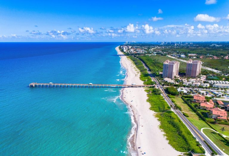 Cidades e vilas de praia de The Palm Beaches