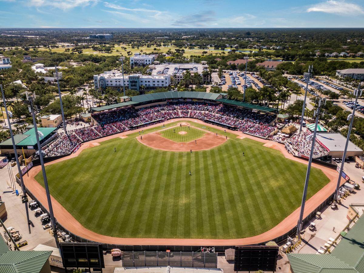 Roger Dean Stadium, Spring Training home of the Miami Marlins and
