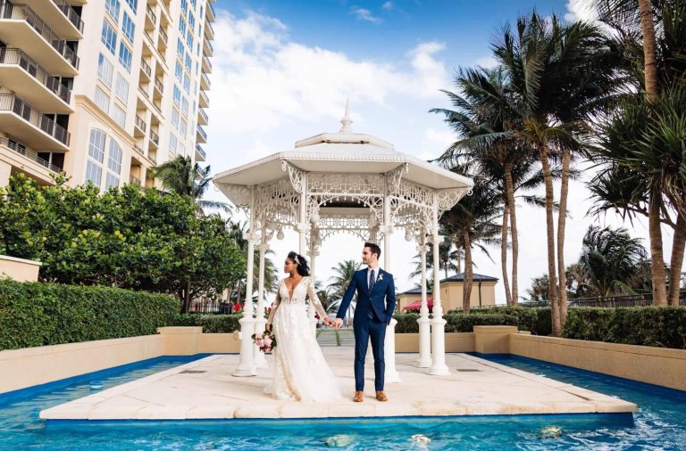 Hochzeiten am Strand und am Wasser in den Palm Beaches