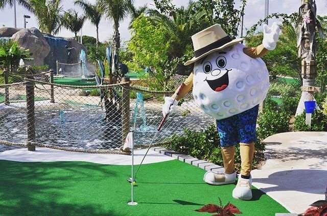 Mini-Golf-Tag in den Palm Beaches