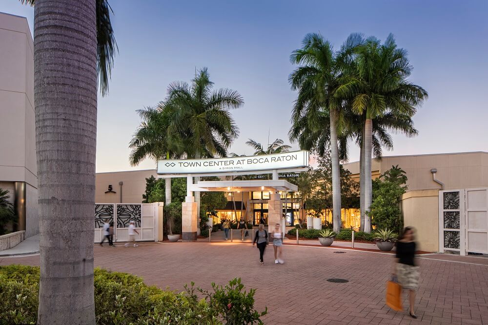 Walking Tour: Town Center at Boca Raton Mall, Florida, USA 