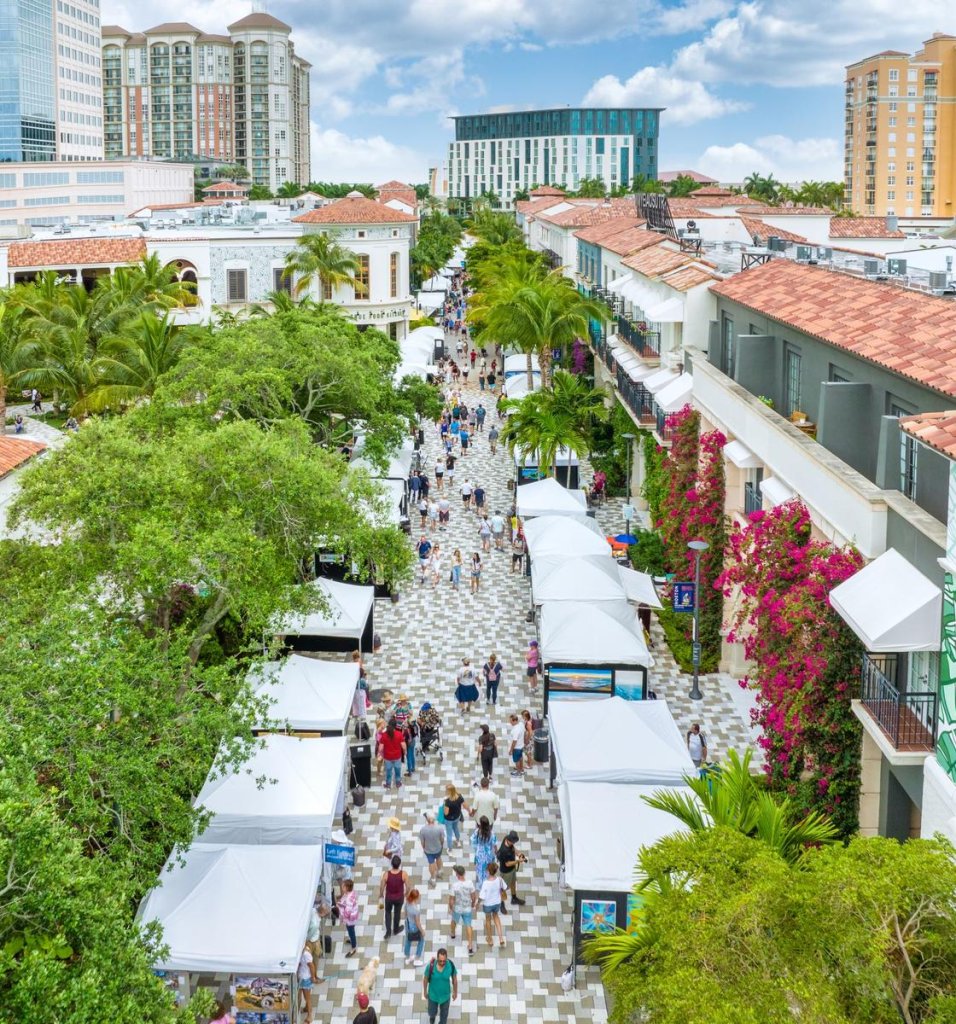 Das 13. jährliche Kunstfestival in der Innenstadt von West Palm Beach