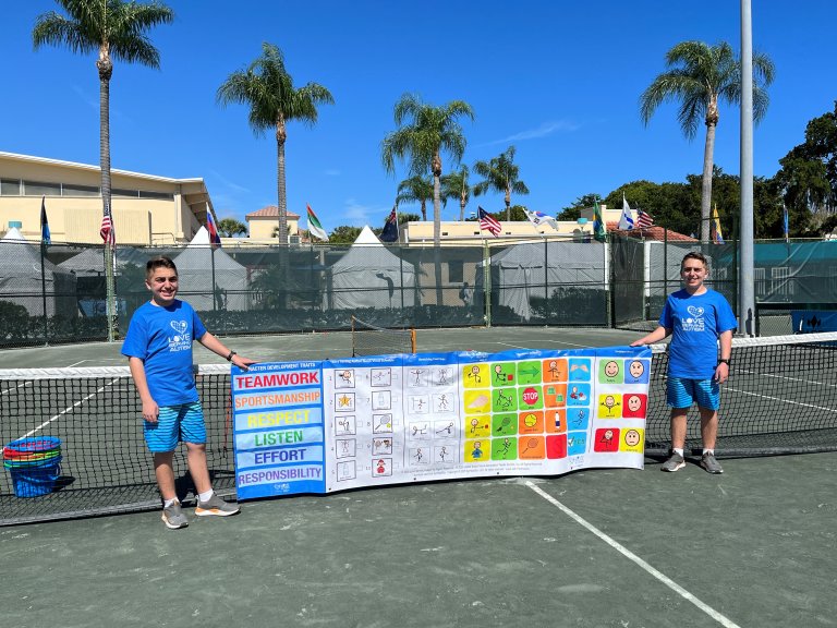 Abierto de Delray Beach: Los deportes de raqueta como herramienta terapéutica contra el autismo